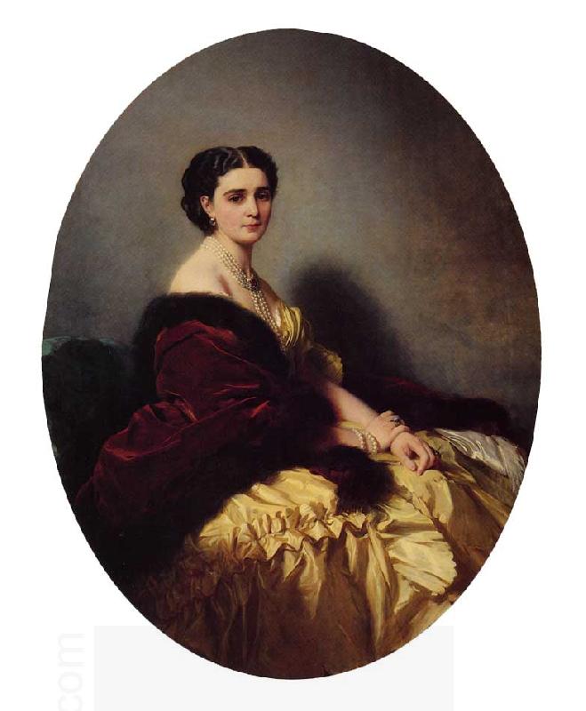 Franz Xaver Winterhalter Madame Sofya Petrovna Naryschkina oil painting picture